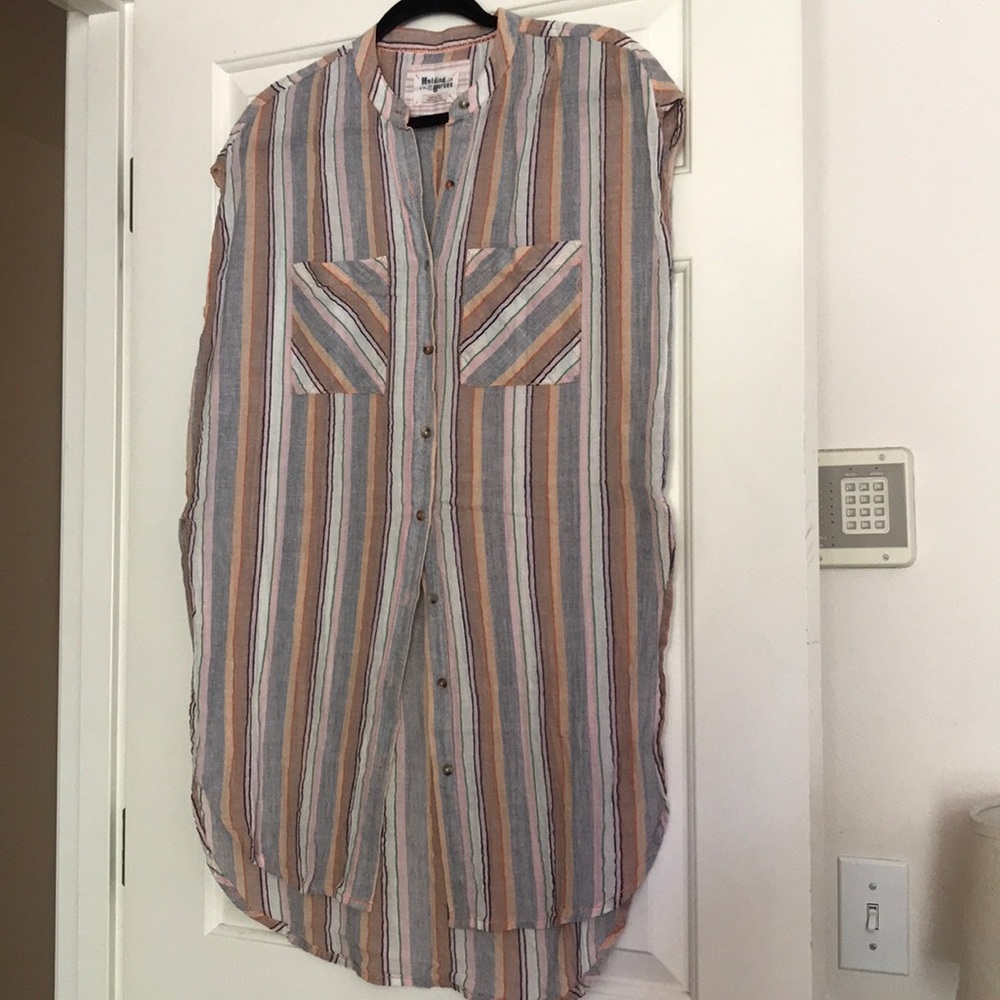 Holding Horses button up blouse from Anthropologie